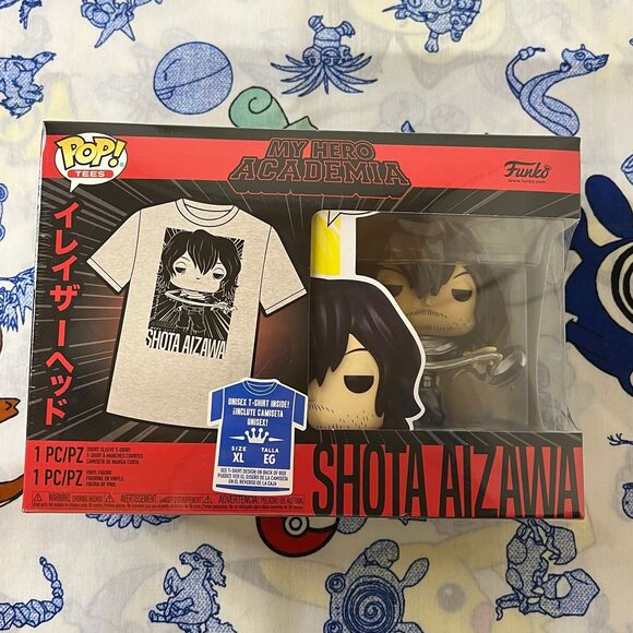 Funko Pop Tees Shota Hero Academia Vinyl Figure with XL Size Shirt - Picture 1 of 6